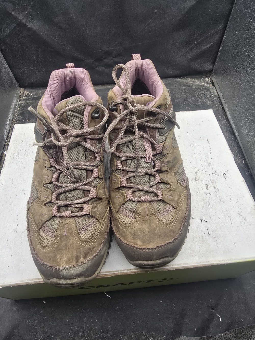 Merrell Brown and Pink Women's Trail Hiking Shoes